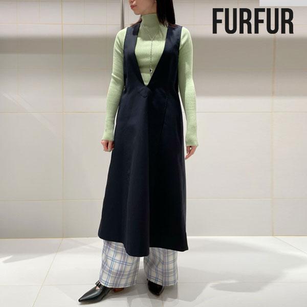 【美品】furfur マルチウェイレイヤードワンピース 4WAY ブラック FURFUR（ファーファー）の「マルチウェイレイヤードワンピース