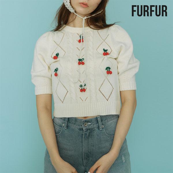 FURFUR（ファーファー） SALE30%OFF トップス 25春夏 チェリーモチーフ