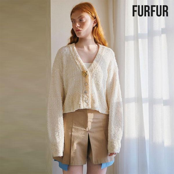 m4417 ファーファー FURFUR バイカラー ツイード スタジャン m4417 ファーファー FURFUR バイカラー ツイード スタジャン