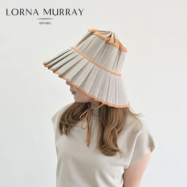 LORNA MURRAY ローナマーレイ美品ハットブラック麦わら帽子
