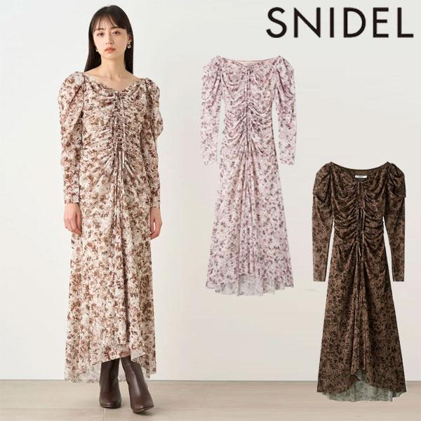 SNIDEL SALE50%OFF スナイデル ワンピース 24秋冬 トリプル SNIDEL SALE50%OFF スナイデル ワンピース 24秋冬 トリプル