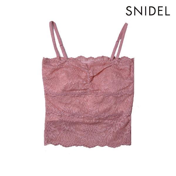 Sale スナイデル Snidel レースベアビスチェ ビスチェ レディース トップス レース キャミ 総レース インナー ノンワイヤー パッド ブラトップ Swct Swct バッグ ワンピースのダブルハート 通販 Yahoo ショッピング