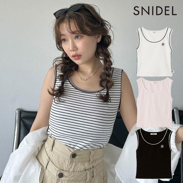 SNIDEL スナイデル トップス 25秋冬 パイピングディテール