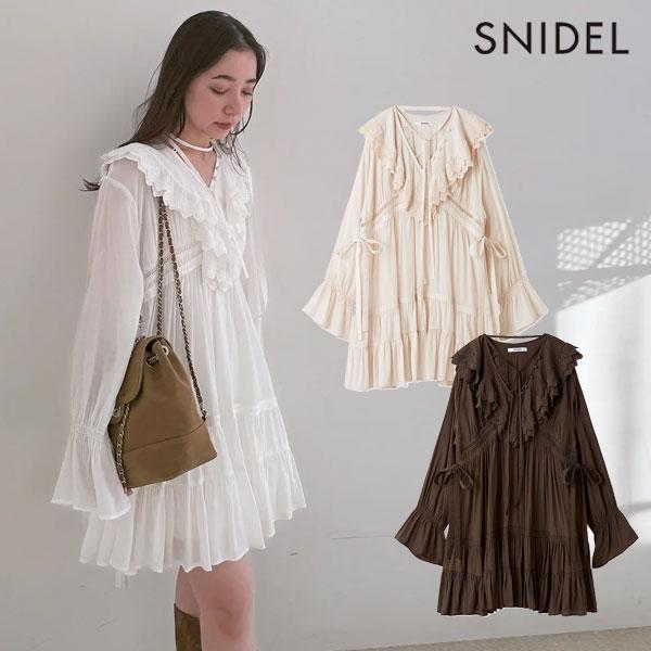 SNIDEL 新作10%OFF スナイデル トップス 25春夏 コットンライク SNIDEL 新作10%OFF スナイデル トップス 25春夏 コットンライク
