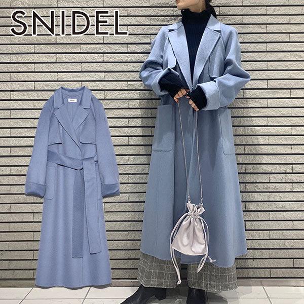 スナイデル Snidel 秋アイテム うろこカシミアコート レディース コート アウター 羽織り トップス カシミヤ うろこ ロング丈 ゆったり リボン Swfc4002 バッグ ワンピースのダブルハート 通販 Yahoo ショッピング