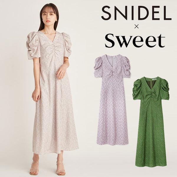SALE スナイデル SNIDEL 23春夏 Sustainableギャザープリント