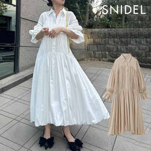 SALE60%OFF】 【即納】 スナイデル SNIDEL ドレス 24春夏 コットン 