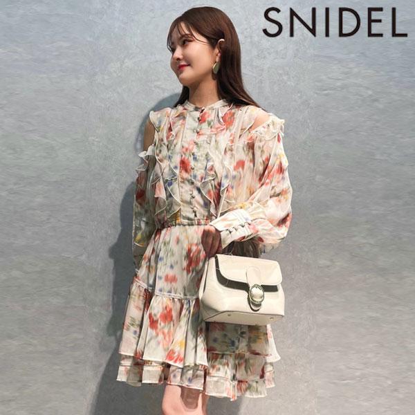 SNIDEL SALE50%OFF スナイデル ワンピース 24秋冬 フリル SNIDEL SALE50%OFF スナイデル ワンピース 24秋冬 フリル