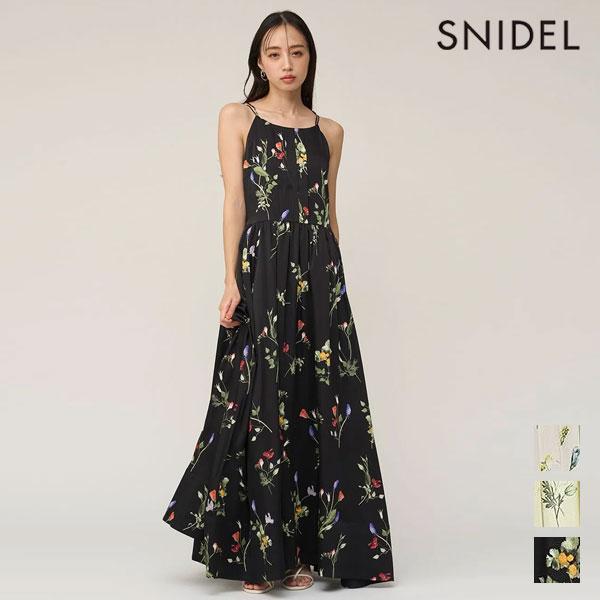 SNIDEL（スナイデル） ワンピース 26春夏 ボタニカルパターンキャミ