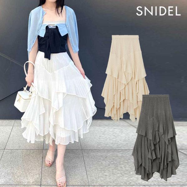 SNIDEL SALE40%OFF スナイデル ボトムス 25春夏 スクエアヘム
