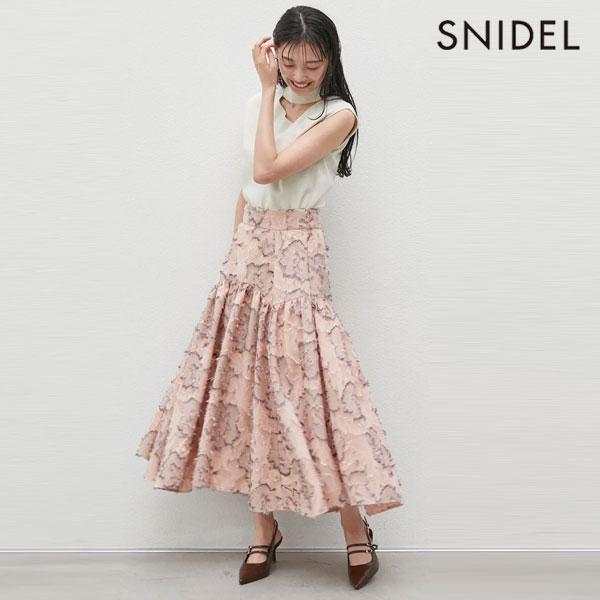 SNIDEL（スナイデル） SALE50%OFF ボトムス 25春夏 ジャガードテール