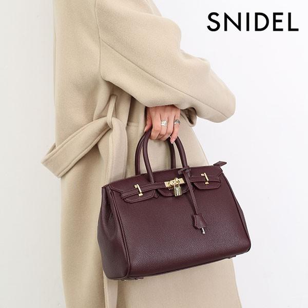 スナイデル Snidel 19秋冬 ソフトパッドロックバッグ レディース バッグ トートバッグ ショルダーバッグ 2way 通勤 通学 パスケース レザー Swgb バッグ ワンピースのダブルハート 通販 Yahoo ショッピング