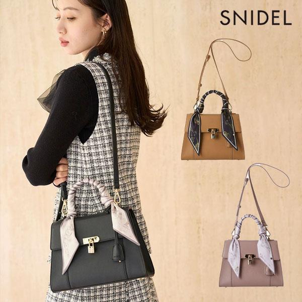 SNIDEL 新作10%OFF スナイデル バッグ 25秋冬 ロールカバー