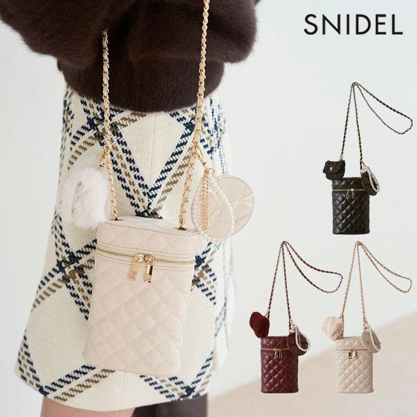 SNIDEL 新作10%OFF スナイデル バッグ 25秋冬 3セットバニティ