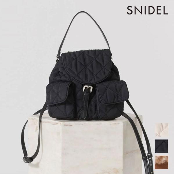 SNIDEL（スナイデル） バッグ 26秋冬 バリエーションフラップリュック