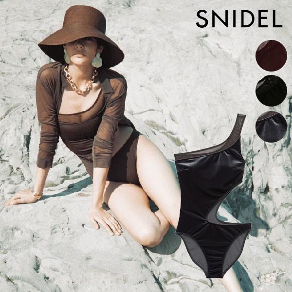 Sale スナイデル Snidel 春夏 シースルーワンショルダースイムウエア レディース 水着 ワンピース スイムウェア シースルー ワンショルダー トレンド Swgg2628 バッグ ワンピースのダブルハート 通販 Yahoo ショッピング