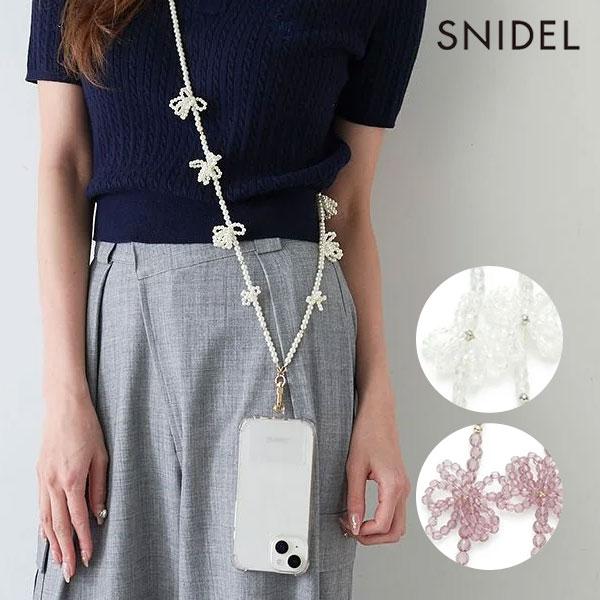 SNIDEL SALE30%OFF スナイデル 小物 25春夏 スマホショルダー