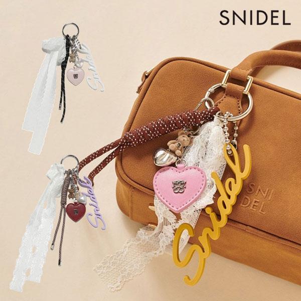 SNIDEL 新作10%OFF スナイデル 小物 25秋冬 ラバーロゴチャーム