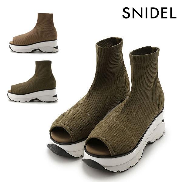 Sale スナイデル Snidel 19秋冬 オープントゥスニーカーソールブーツ レディース スニーカー ニットショートブーツ ニットブーツ オープントゥ フィット Swgs バッグ ワンピースのダブルハート 通販 Yahoo ショッピング