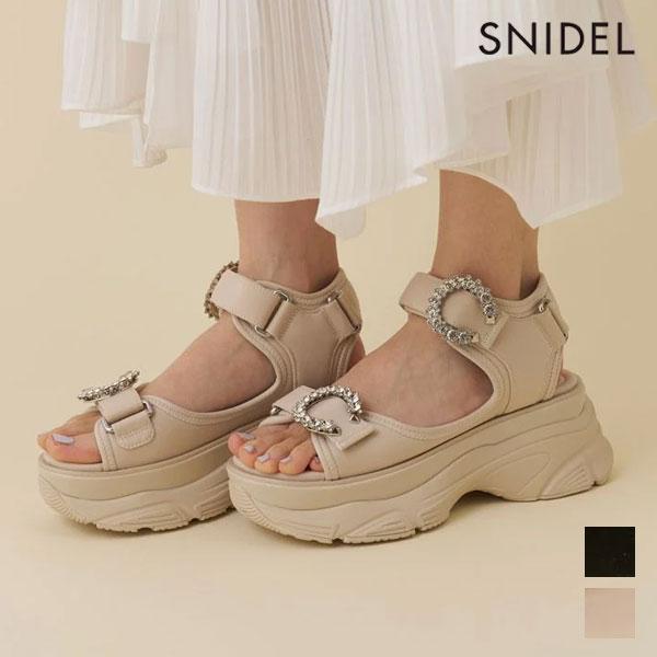 SNIDEL（スナイデル） シューズ 26春夏 スニーカーソールビジュー