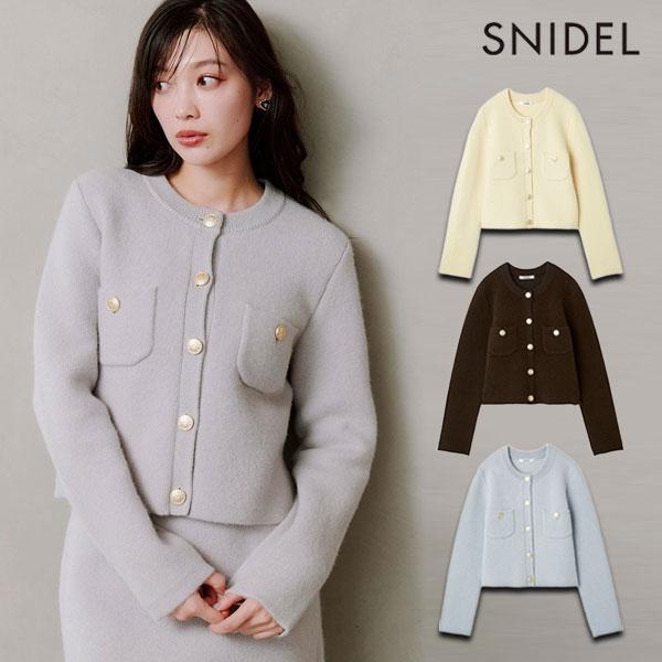 SNIDEL（スナイデル） SALE30%OFF アウター 25秋冬 フォックスニット