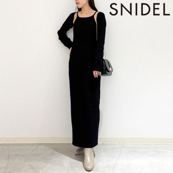 SALE10%OFF】【即納】 スナイデル SNIDEL ワンピース 24秋冬  