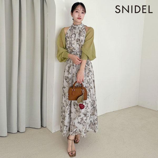 SNIDEL SALE30%OFF スナイデル ワンピース 25春夏 アメスリ