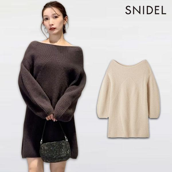 SNIDEL（スナイデル） 新作10%OFF ワンピース 25秋冬 ラクーンミニ