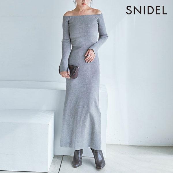 SNIDEL（スナイデル） SALE20%OFF ワンピース 25秋冬 オフショルI