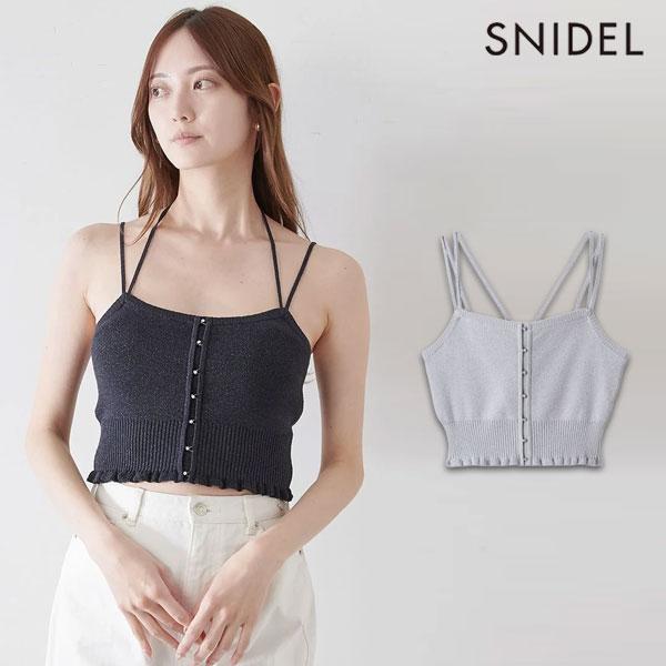 SNIDEL SALE60%OFF スナイデル トップス 25春夏 ビジューホック