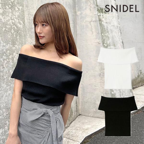 SNIDEL オフショルトップス SNIDEL 新作10%OFF スナイデル トップス 25春夏 オフショル