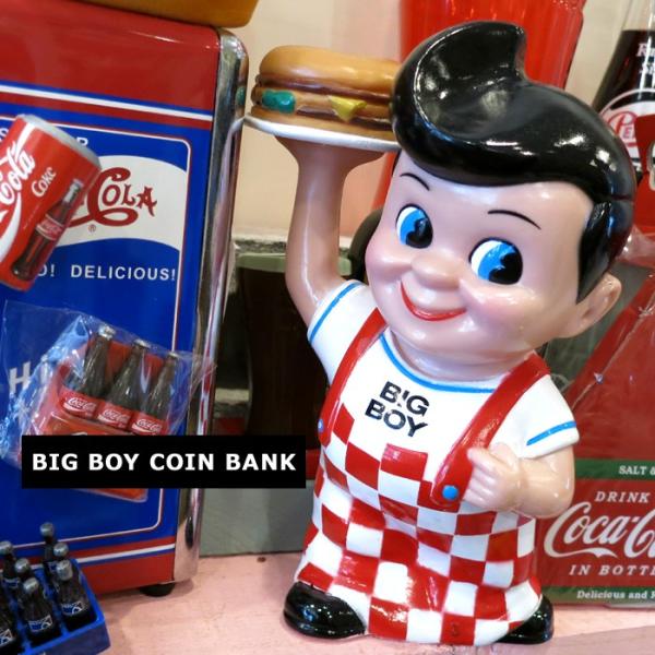 貯金箱 コインバンク BIGBOY ビッグボーイ 人形 ドール スタチュー