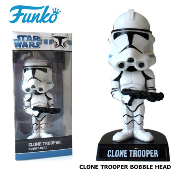 CLONE TROOPER フィギュア STARWARS FUNKO ボビングヘッド ボブルヘッド 首振り人形 WACKY WOBBLER アメリカン雑貨 ダブルスリー