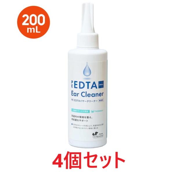 PE 【あすつく】【4個セット】【PE EDTA イヤークリーナー 無香料