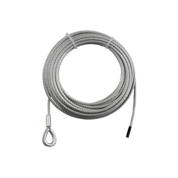 日本JIS規格ワイヤ6X37G/O　片コースロック片切　径8mm　長さ20ｍ
