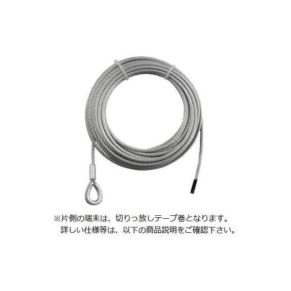 ステンレスワイヤ　片シンプル入ロック片切　径6mm　長さ60m