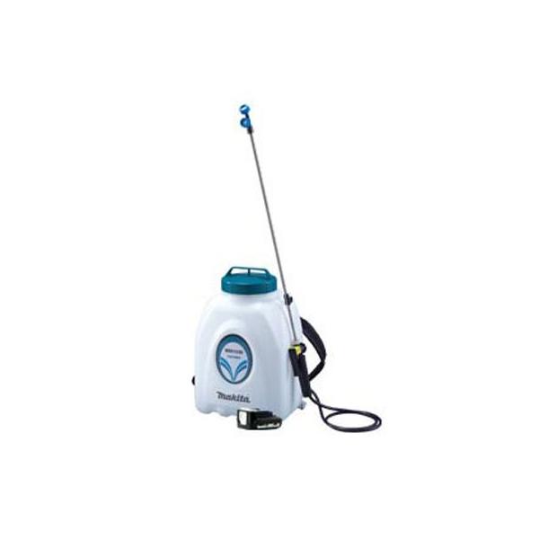 大人も着やすいシンプルファッション □マキタ 18V充電式 噴霧器
