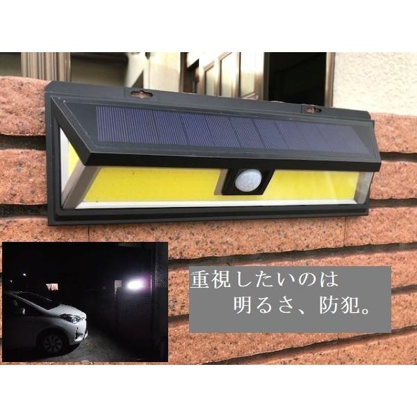 ソーラー人感センサーライト 強は800ルーメン 防犯 電気不要 新生活 一人暮らし ベランダ 倉庫防犯 箱いたみ等のため特価 Sa 800at 道具満足 通販 Yahoo ショッピング
