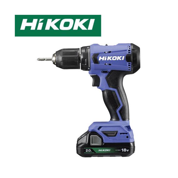 HiKOKI(旧 日立工機) 18V コードレスドライバドリルFDS18DA(2BG)　穴あけやねじ締めに18Vのパワフルモーターで作業がスムーズヘッドがスリムで狭い場所でも使いやすい軽くて小さい！新形リチウムイオン電池 BSL1820M白...