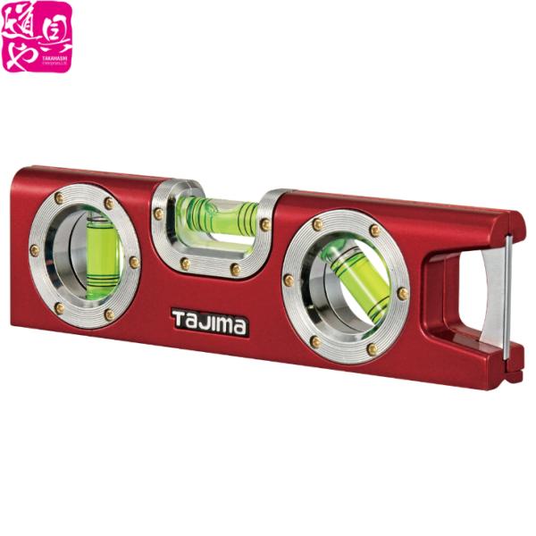 ML-160 赤 ML-160B 青ML-160S 銀 ML-160BK 黒 ＴＪＭデザイン タジマ モバイルレベル160 磁石付携帯型 アルミ製水平器