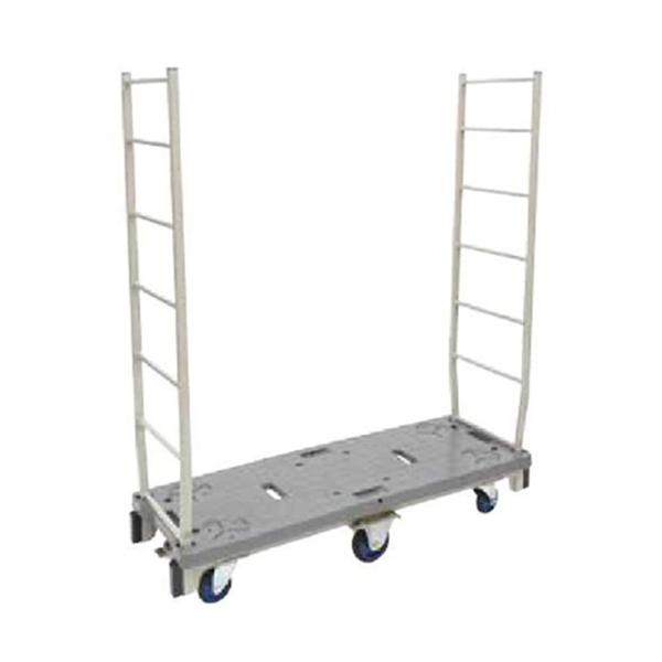 ※九州・北海道・沖縄・離島への配送は、別途送料を申し受けます。《仕様》●キャスター径(mm)：自在4輪Φ100、固定2輪Φ130●均等荷重(kg)：500●寸法(mm)：(L)1277X(W)445X(H)1500●重量(kg)：30《特長...