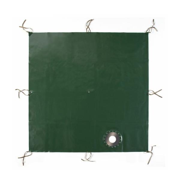 ※九州・北海道・沖縄・離島への配送は、別途送料を申し受けます。《仕様》●サイズ：158×158×厚み0.05cm●材質：ポリ塩化ビニル/PVC、ステンレス(煙突開口部)●重量：1.8kg