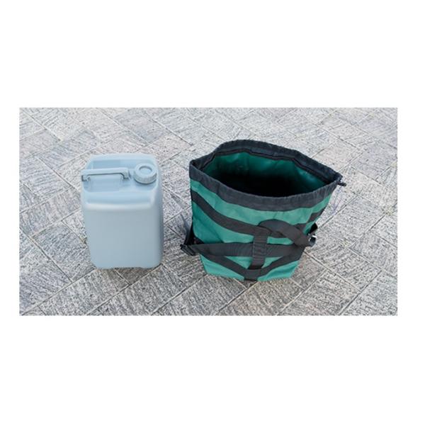 《仕様》●容量： 10kg用●カラー： 緑●付属品： ロープ、ナスカン《特長》●水でも砂でも使用可能な風対策用品です。●持ち運びに便利なソフトタイプ、耐久性に優れたハードタイプがあります。