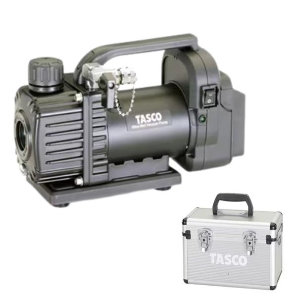 【お宝市2026】 イチネンTASCO ACDC真空ポンプ 本体+ケース(TA150CS-21) TA150ZM (STA150ZM) 【特典付】