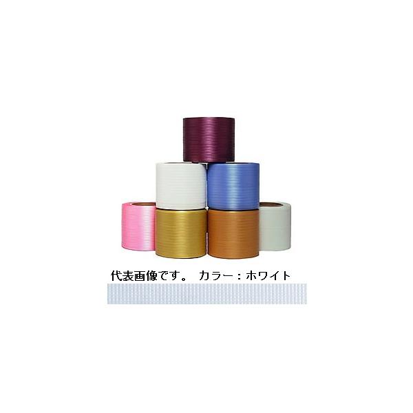 【直送品】 ストラパック ティピーテープ FT-01 (セミ) ホワイト 750m×6巻(巾8mm) (FT-01SEMI) 《梱包資材》