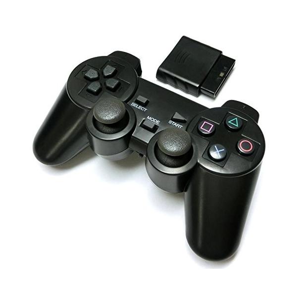 Ps2 ワイヤレスコントローラー プレステ２ 2 4ghz接続 互換 無線コントローラー C0004 ゲーム卸売り堂本商店ラークヨルク 通販 Yahoo ショッピング