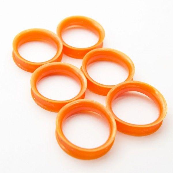 メール便可 指穴調整リングA キャロットオレンジ 美容師 理容 理容師