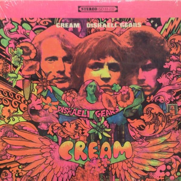 CREAM / DISRAELI GEARS (US-ORIGINAL/STEREO,PURPLE/BROWNラベル初版,SHRINK,MAT:A/A)