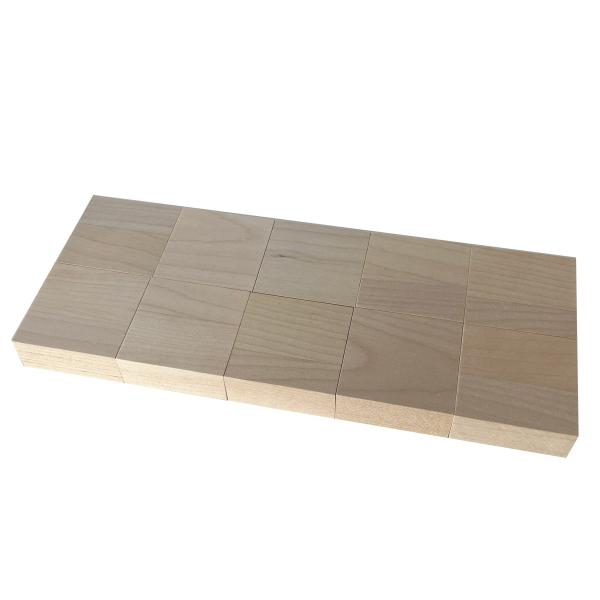 木材 バーチ集成材 横ハギ 20mm厚 幅30mm 長さ30mm 10枚 木 板 diy 日曜大工 材料 端材 工作 カバ桜 樺桜