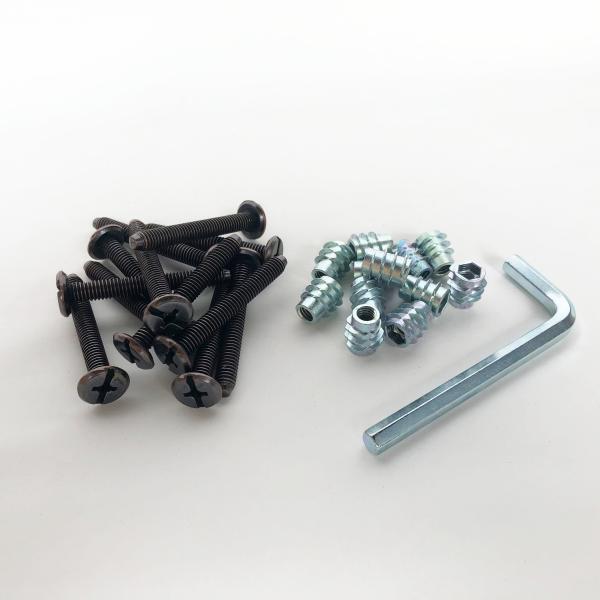 【発送について】全国一律送料無料[ネコポス][ゆうパケット][クリックポスト]いずれかで発送(ポスト投函)●複数の場合、発送方法が変わる場合があります◆セット内容鬼目ナット×12個ジョイントボルト×12個■鬼目ナット M6/13mm■ジョイ...